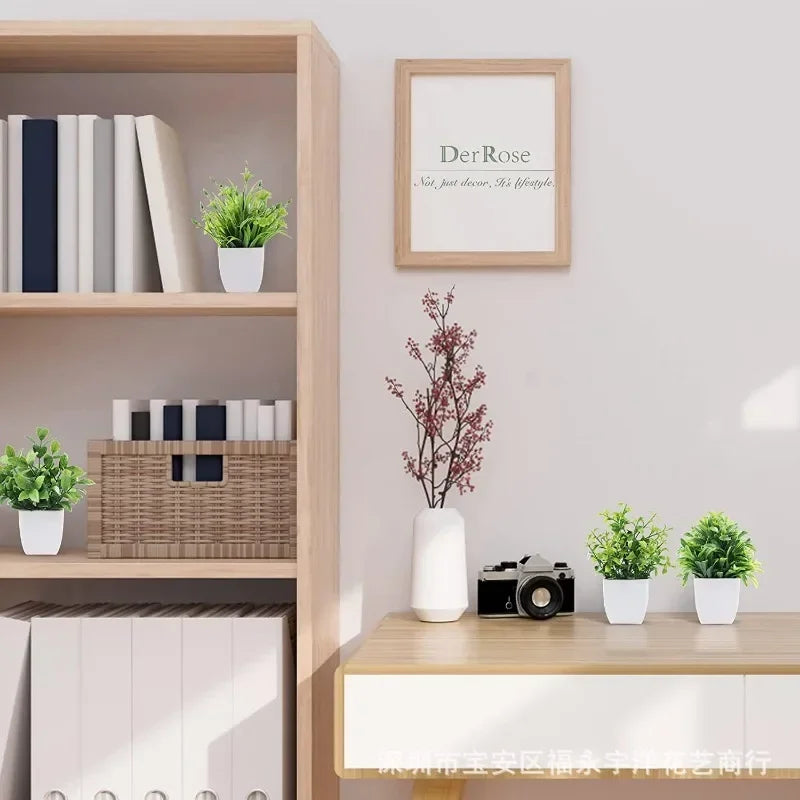 Mini-Kunstpflanze Bonsai – Dekorative Pflanze für Schreibtisch & Regal